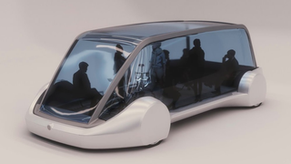 La compañía tuneladora de Elon Musk diseñó un bus eléctrico que se desplazará a 200 Km/h por debajo de la ciudad<em></em><em></em>
